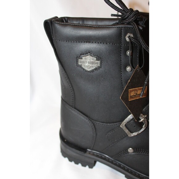 Harley-Davidson Faded Glory‎ Motorcycle Boots Men SZ 10.5 Black NEW $200 main image 8